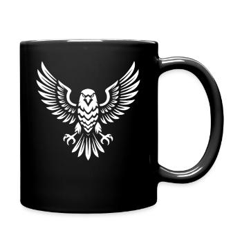 Fauconnerie majestueuse Oiseau De Proie Art - Mug uni - noir - Droite
