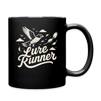 Falcon Lure Runner Falconry Birds Equipment - Full Colour Mug - black - Right