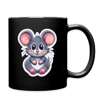 mouse - Full Colour Mug - black - Right