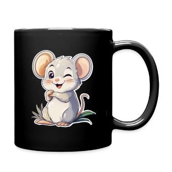 mouse - Full Colour Mug - black - Right