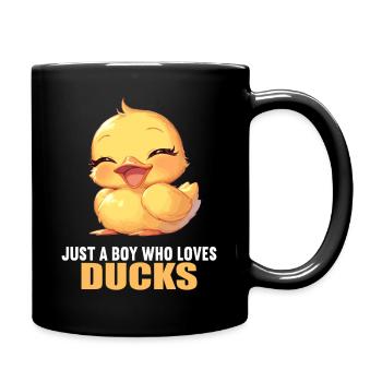 Ducks Duck - Full Colour Mug - black - Right