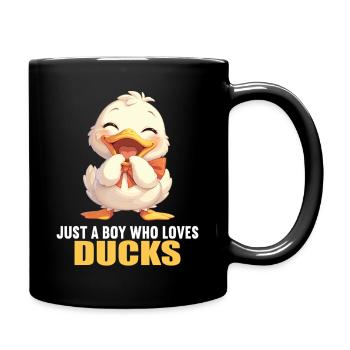 Ducks Duck - Full Colour Mug - black - Right
