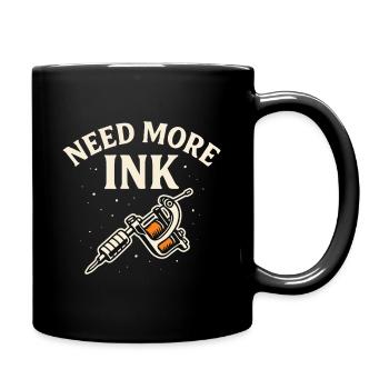 Besoin de plus d’encre Tattoo Vibe - Mug uni - noir - Droite