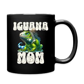 iguana - Full Colour Mug - black - Right