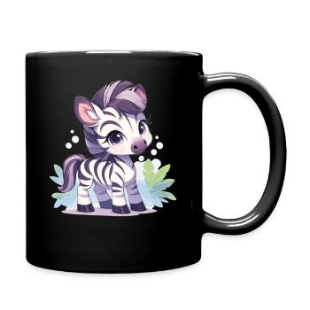 Zèbres Zèbre - Mug uni - noir - Droite