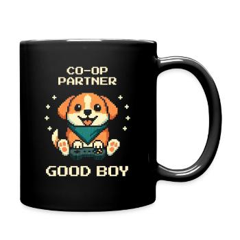 Co-op-Partner: Good Boy | Hundekumpel - Tasse einfarbig - Schwarz - Rechts