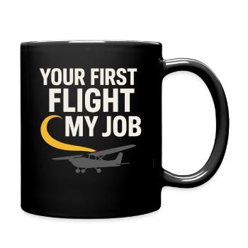 Instructeur de vol Cfi Pilote Instructeur d’aviation - Mug uni - noir - Droite