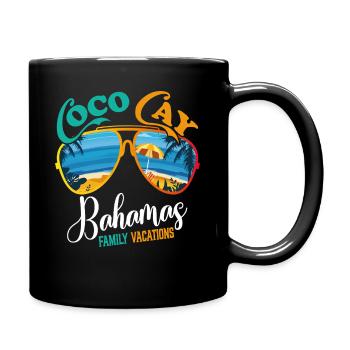 Bahamas family vacations - Full Colour Mug - black - Right