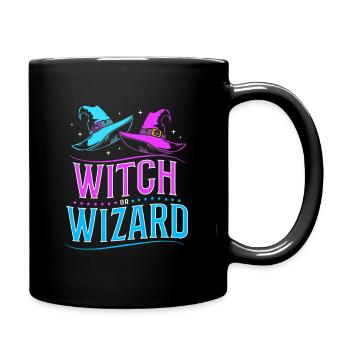 Gender Reveal Halloween - Full Colour Mug - black - Right