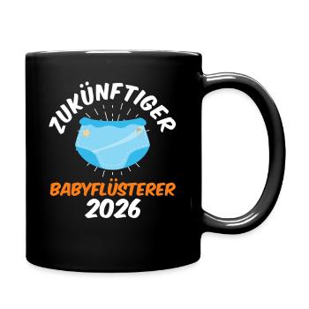FUTUR BÉBÉ CHUCHOTEUR 2026 Drôle - Mug uni - noir - Droite