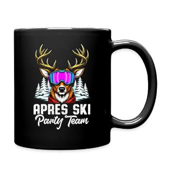 Apres Ski Party Team - Tasse einfarbig - Schwarz - Rechts