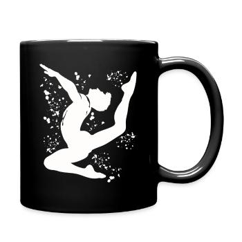 Gymnastics Floor Artistic Gymnastics - Full Colour Mug - black - Right