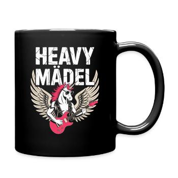 Heavy Metal Rock Festival Licorne Heavy Girl - Mug uni - noir - Droite