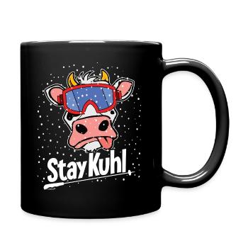 Stay_Kuhl_big - Mug uni - noir - Droite