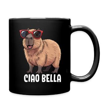 Ciao Bella - Tasse einfarbig - Schwarz - Rechts