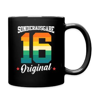16 Anniversaire - Mug uni - noir - Droite