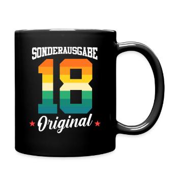 18 Birthday - Full Colour Mug - black - Right