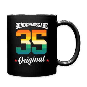 35 Anniversaire - Mug uni - noir - Droite