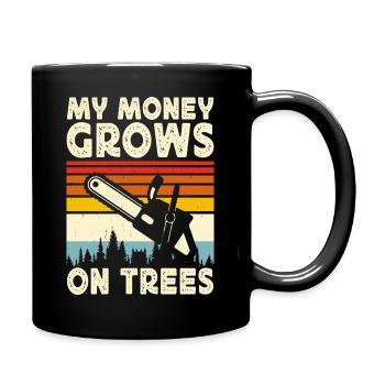 Funny Woodworker Woodworker Gift - Full Colour Mug - black - Right