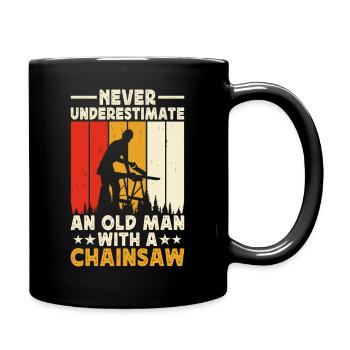 Funny Woodworker Woodworker Gift - Full Colour Mug - black - Right