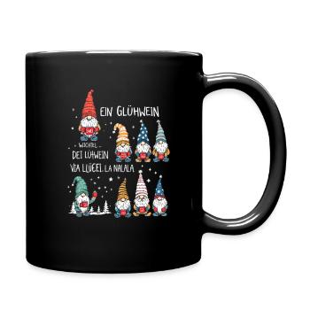 A mulled wine gnome La Nalala Christmas - Full Colour Mug - black - Right