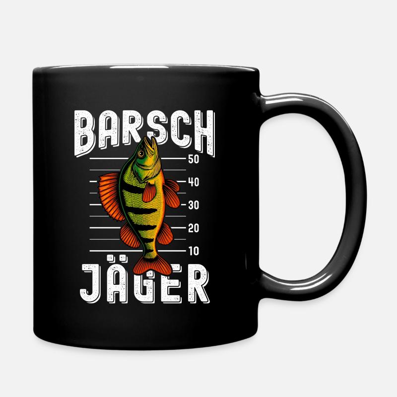 Perch Hunter Perch Perch Perch Fishing Perch Perch - Full Colour Mug - black
