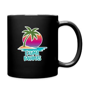 Exuma Comic Geschenk - Tasse einfarbig - Schwarz - Rechts