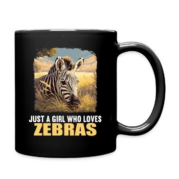 Zèbres Zèbre - Mug uni - noir - Droite