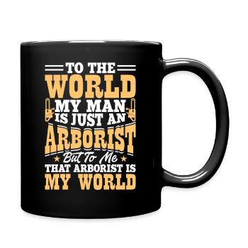 Funny Woodworker Woodworker Gift - Full Colour Mug - black - Right