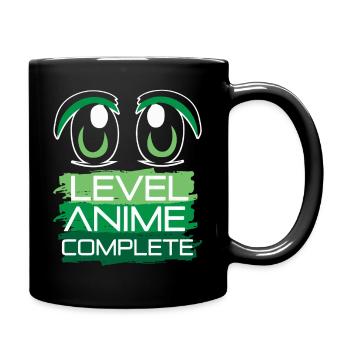 Niveau Anime Complet Manga Otaku Kawaii Bande dessinée - Mug uni - noir - Droite
