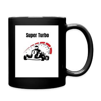 Super Turbo Kart Vitesse Retro - Mug uni - noir - Droite