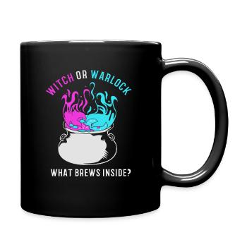 Gender Reveal Halloween - Full Colour Mug - black - Right