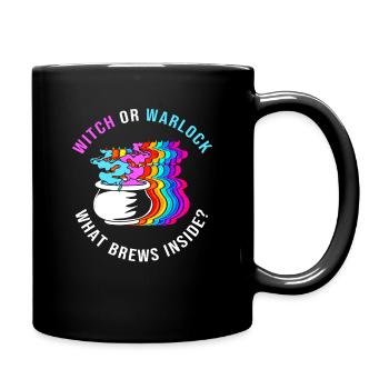 Gender Reveal Halloween - Full Colour Mug - black - Right