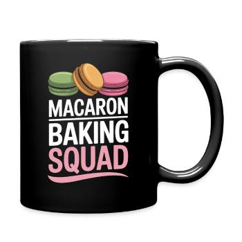 Macaron French Desserts - Full Colour Mug - black - Right