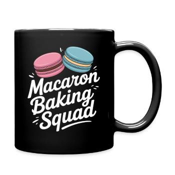 Macaron French Desserts - Full Colour Mug - black - Right