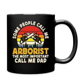 Arborist Arborist Father Gift - Full Colour Mug - black - Right