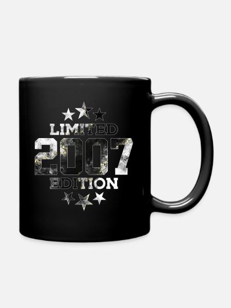 LIMITED EDITION 2007 19. GEBURTSTAG - Tasse einfarbig - Schwarz
