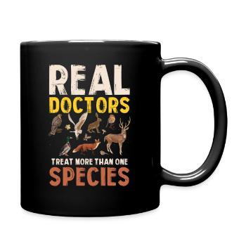 De vrais médecins : guérir pour la biodiversité - Mug uni - noir - Droite