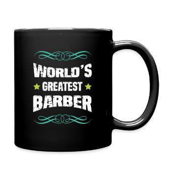 World's Greatest Barber - Tasse einfarbig - Schwarz - Rechts