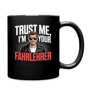 Driving instructor Driving school Cool driving instructor - Full Colour Mug - black - Right