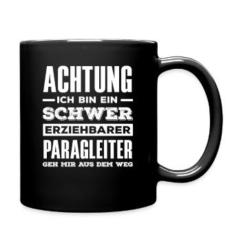 L'aventure du parapente Le parapente difficile à enseigner - Mug uni - noir - Droite