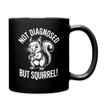 Undiagnosed – Squirrel - Full Colour Mug - black - Right
