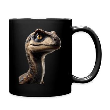 Raptor Velociraptor Dinosaur Dino Raptors - Full Colour Mug - black - Right