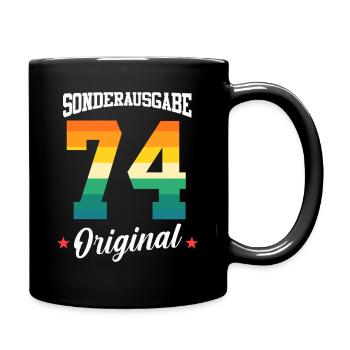 74 Birthday - Full Colour Mug - black - Right