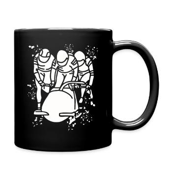 Bobsleigh Bobsleigh Bobsleigh à quatre - Mug uni - noir - Droite