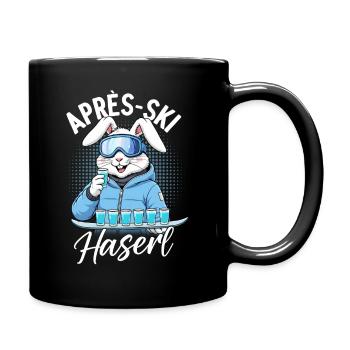Apres Ski Haserl - Tasse einfarbig - Schwarz - Rechts