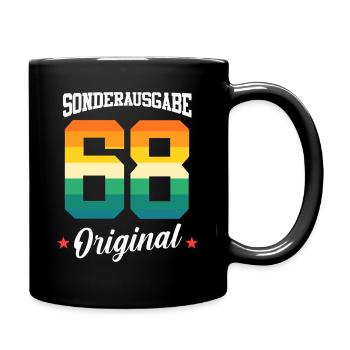 68 Anniversaire - Mug uni - noir - Droite