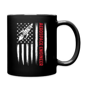 Ingénieur aérospatial Simple Gras STEM Fierté Citation - Mug uni - noir - Droite