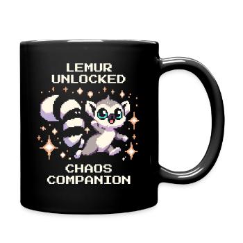 Lémurien débloqué | Compagnon du Chaos, RPG - Mug uni - noir - Droite
