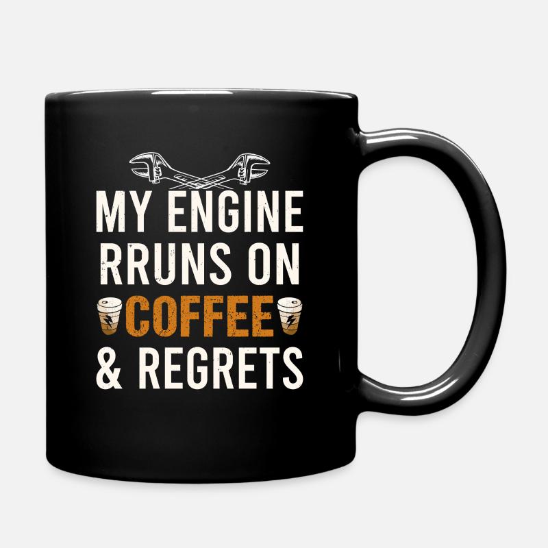 Mechanical Engineering Mechanical Engineer - Full Colour Mug - black